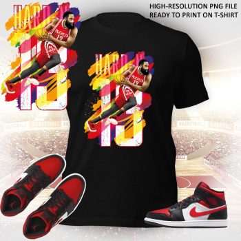 Basketball Design - Shirt to Match Sneaker - High-Resolution PNG File, Fine Details, design for Jipijey (2023)