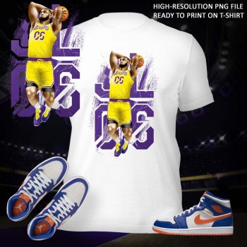 Basketball Design - Shirt to Match Sneaker - High-Resolution PNG File, Fine Details, design for Jipijey (2024)