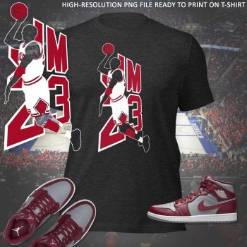 Basketball Design - Shirt to Match Sneaker - High-Resolution PNG File, Fine Details, design for Jipijey (2024)