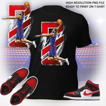 Basketball Design - Shirt to Match Sneaker - High-Resolution PNG File, Fine Details, design for Jipijey (2023)
