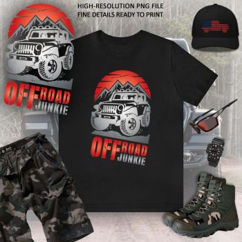 Off-Road Design - High-Resolution PNG File, Fine Details, ready to print on tshirt, design for Jipijey (2024)