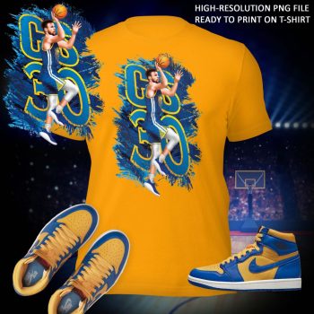 Basketball Design - Shirt to Match Sneaker - High-Resolution PNG File, Fine Details, design for Jipijey (2023)