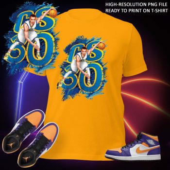 Basketball Design - Shirt to Match Sneaker - High-Resolution PNG File, Fine Details, design for Jipijey (2023)